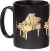 AIM Gifts - Grand Piano Coffee Mug Black/Gold
