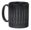 AIM Gifts - Flute Coffee Mug Black/Silver