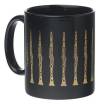 AIM Gifts - Clarinet Coffee Mug Black/Gold
