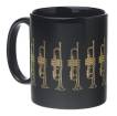 AIM Gifts - Trumpet Coffee Mug Black/Gold