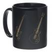 AIM Gifts - Guitar Coffee Mug Black/Gold