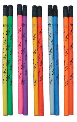Mood Pencil Treble Clef Assorted Colours
