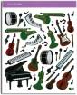 AIM Gifts - Keyboard/Instruments Sticker Sheet
