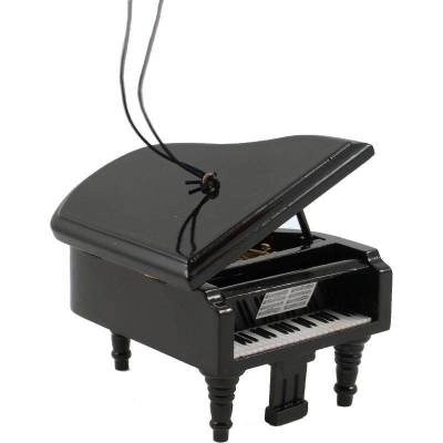 AIM Gifts - Mini Grand Piano Ornament Black 3.5