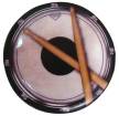 AIM Gifts - Drum With Sticks Button - 1.25