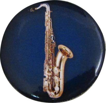 Saxophone Button - 1.25\'\'