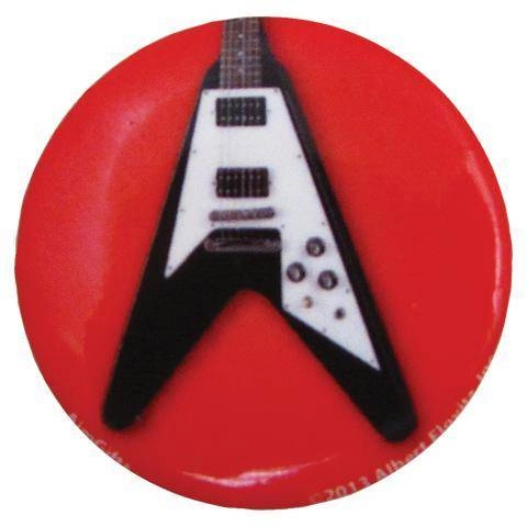 Flying V Button - 1.25\'\'