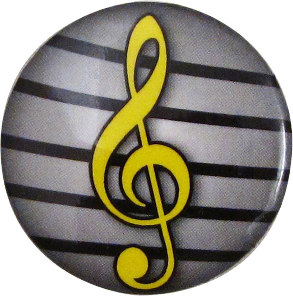 Treble Clef Button - 1.25\'\'