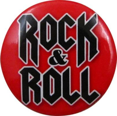 AIM Gifts - Rock and Roll Button - 1.25