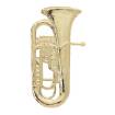AIM Gifts - Euphonium Lapel Pin Gold Plated Cloisonne