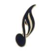 AIM Gifts - 16th Note Lapel Pin Gold Plated Cloisonne