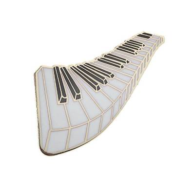 Floating Keyboard Pin Gold Plated Cloisonne