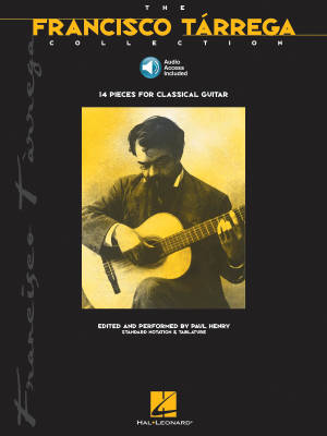 Hal Leonard - The Francisco Tarrega Collection - Tarrega/Henry - Classical Guitar TAB - Book/Audio Online