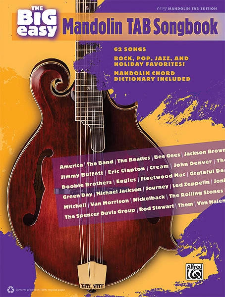 The Big Easy Mandolin TAB Songbook - Mandolin TAB - Book