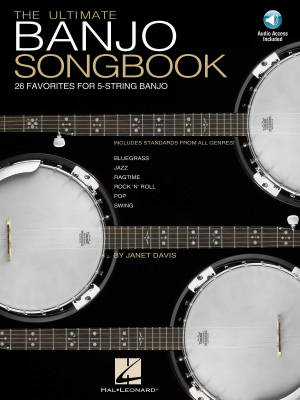 The Ultimate Banjo Songbook - Davis - Banjo TAB - Book/Audio Online