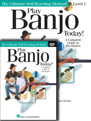 Hal Leonard - Play Banjo Today! Beginners Pack, Level 1 - OBrien - Banjo TAB - Book/Audio Online/DVD
