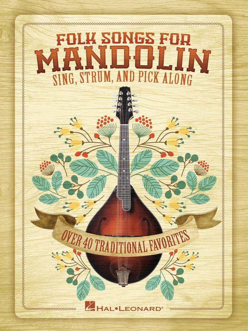 Folk Songs for Mandolin: Sing, Strum and Pick Along - Westfall - Mandolin - Book