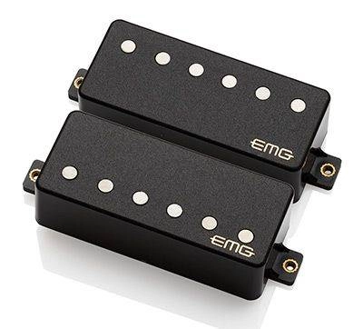 Mini 72 Humbucker Set, Long Shaft, Black