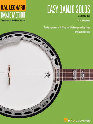 Easy Banjo Solos (Second Edition) - Robertson - Banjo TAB - Book