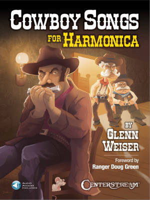 Hal Leonard - Cowboy Songs for Harmonica - Weiser - Harmonica TAB - Book/Audio Online