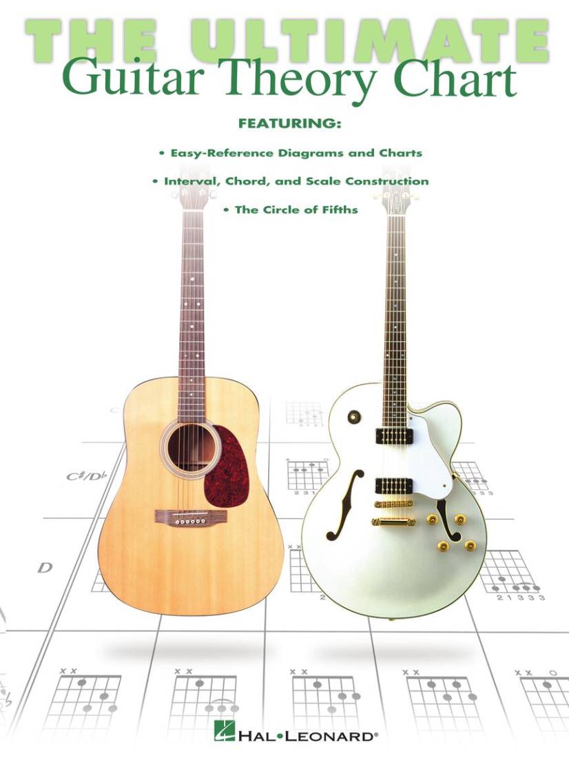 The Ultimate Guitar Theory Chart - Guitar - Book