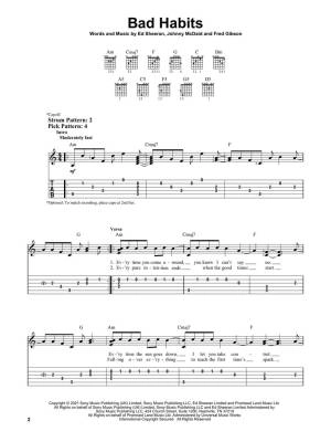 Top Hits of 2021 - Easy Guitar TAB - Book