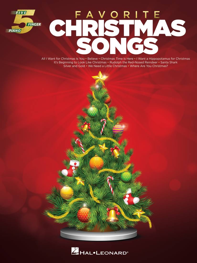 Favorite Christmas Songs - Five-Finger Piano - Book