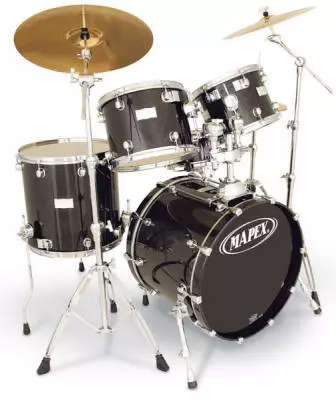 Saturn Pop/Rock 5 Piece Kit - Trans Black