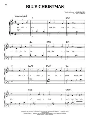 Christmas Songs In Easy Keys - Easy Piano - Book