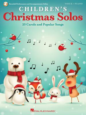 Hal Leonard - Childrens Christmas Solos: 25 Carols and Popular Songs - Piano/Vocal - Book/Audio Online