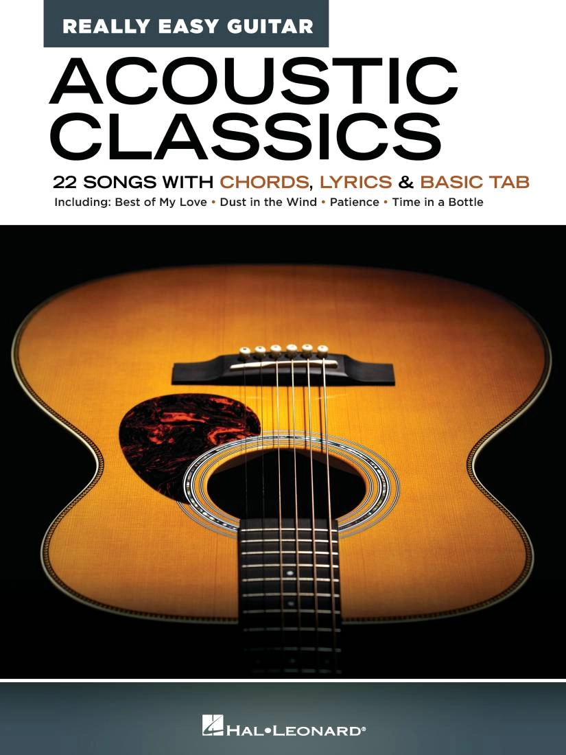 Acoustic Classics: Really Easy Guitar - Chords/Lyrics/Guitar TAB - Book