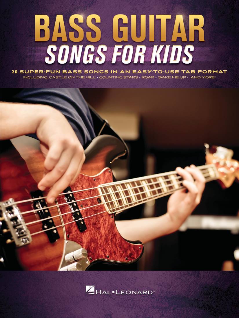 Bass Guitar Songs for Kids - Bass Guitar TAB - Book