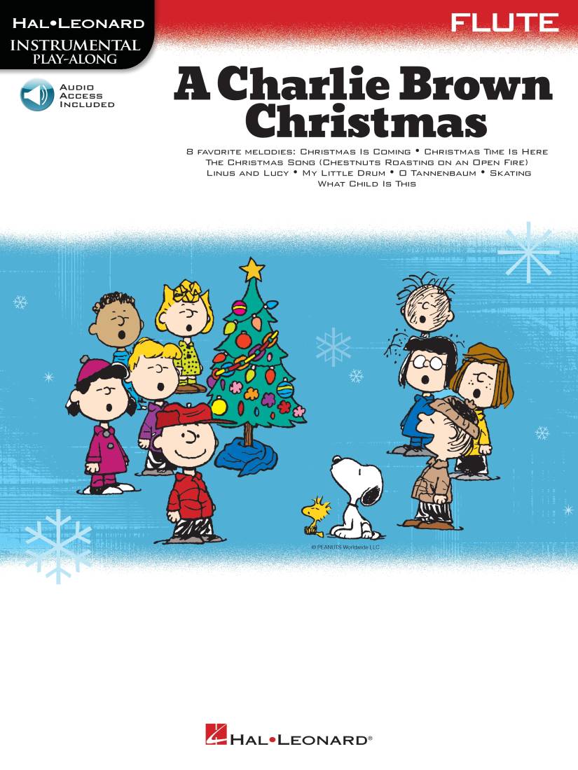 A Charlie Brown Christmas: Instrumental Play-Along - Guaraldi - Flute - Book/Audio Online