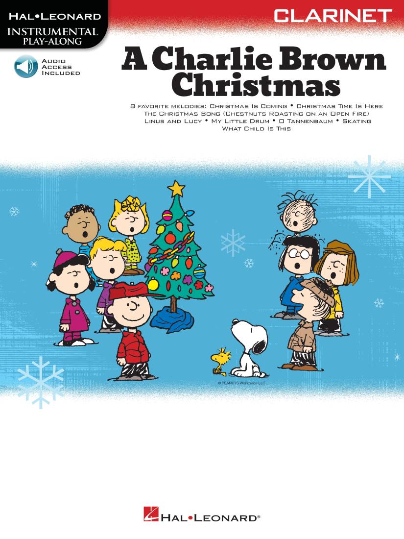 A Charlie Brown Christmas: Instrumental Play-Along - Guaraldi - Clarinet - Book/Audio Online