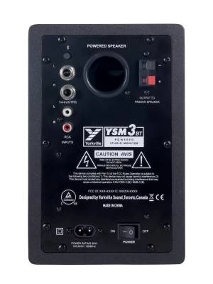 YSM3BT 50-Watt 3.5\'\' Multimedia Reference Monitors w/Bluetooth (Active + Passive Pair)