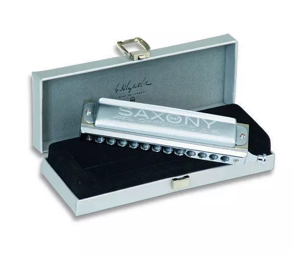 Chromatic Saxony Solo Harmonica - Key of C