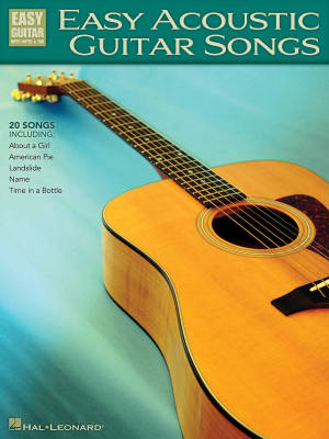 Hal Leonard - Easy Acoustic Guitar Songs - Easy Guitar TAB - Book