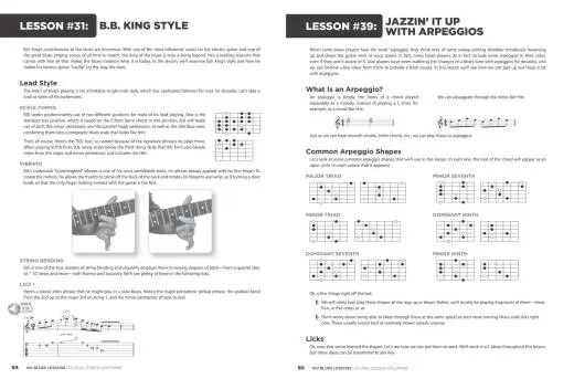 100 Blues Lessons: Guitar Lesson Goldmine Series - Heussenstamm/Johnson - Guitar TAB - Book/Audio Online