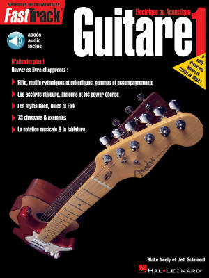 FastTrack Guitar Method, Book 1 (French Edition) - Neely/Schroedl - Guitar - Book/Audio Online