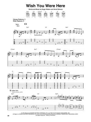 Pink Floyd - Easy Guitar TAB - Book