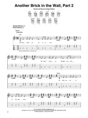 Pink Floyd - Easy Guitar TAB - Book