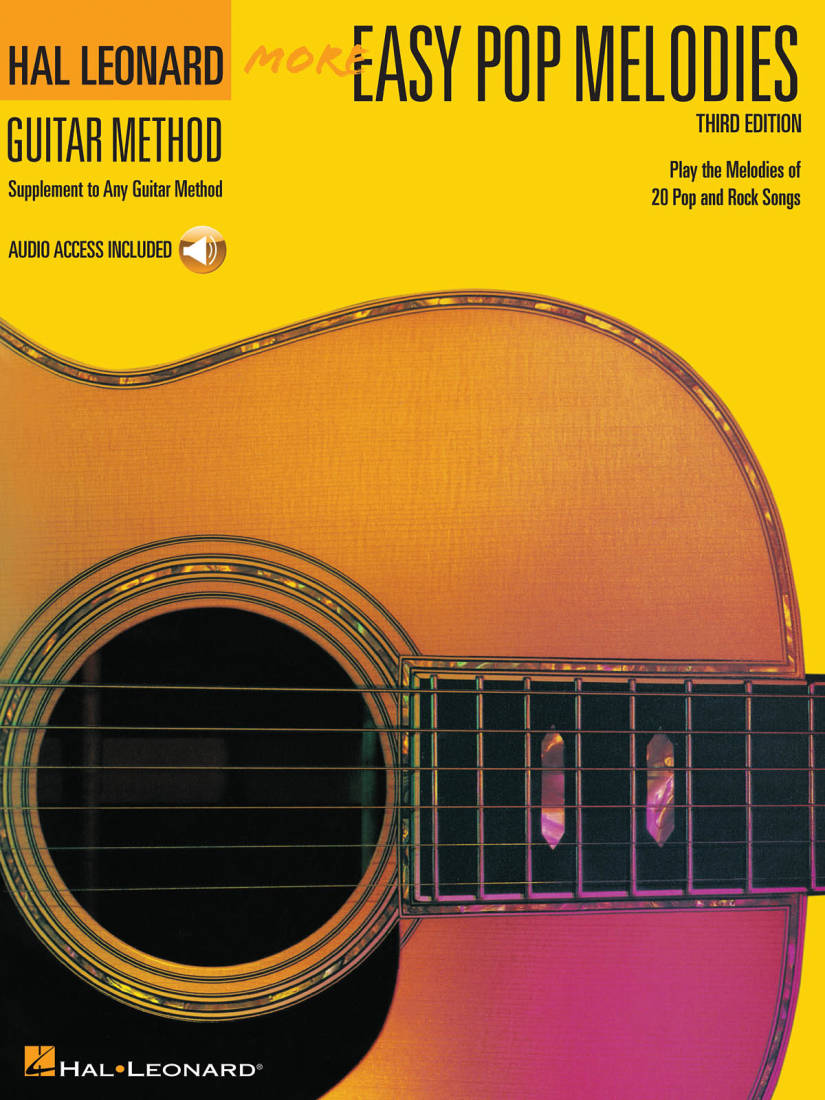 More Easy Pop Melodies (Third Edition) - Guitar - Book/Audio Online