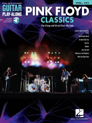 Pink Floyd Classics: Guitar Play-Along Volume 191 - Guitar TAB - Book/Audio Online