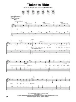 The Beatles 1 - Easy Guitar TAB - Book