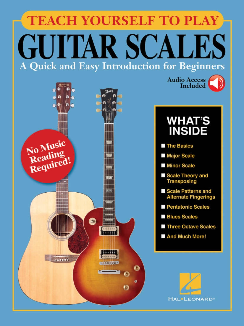 Teach Yourself to Play Guitar Scales - Guitar TAB - Book/Audio Online