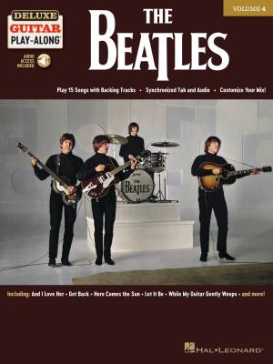 The Beatles: Deluxe Guitar Play-Along Volume 4 - Guitar TAB - Book/Audio Online