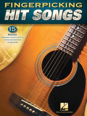 Hal Leonard - Fingerpicking Hit Songs - Tablatures de guitare - Livre
