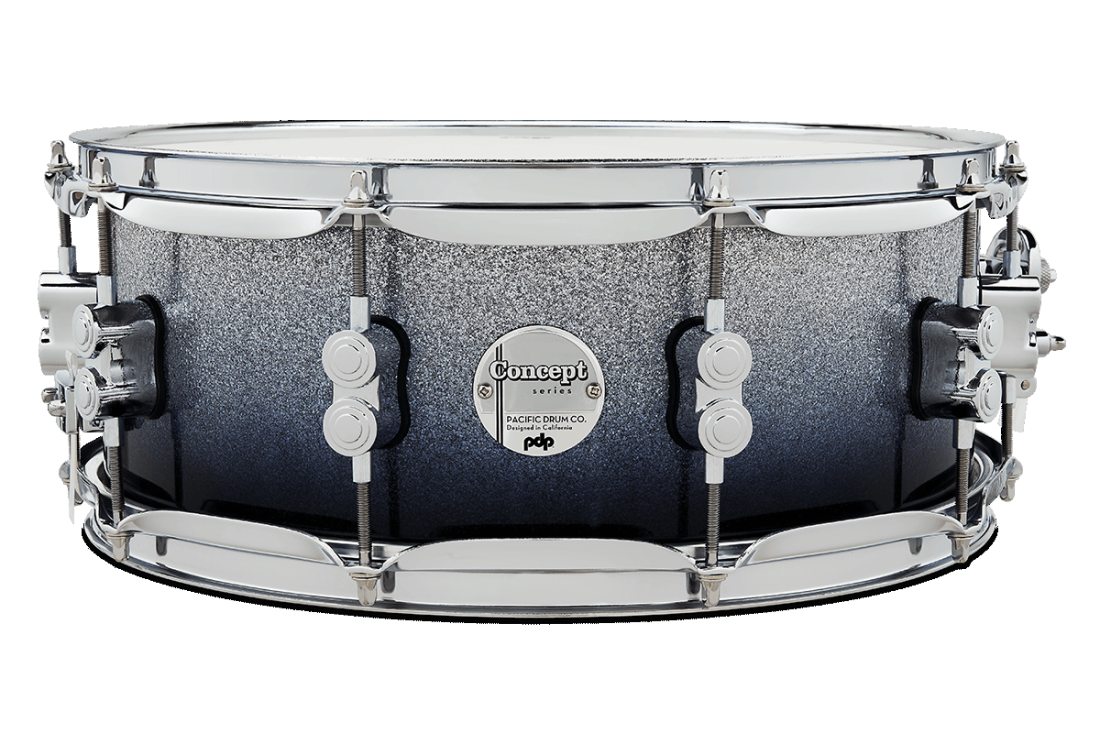 Concept Maple Snare 5.5x14\'\' - Silver to Black