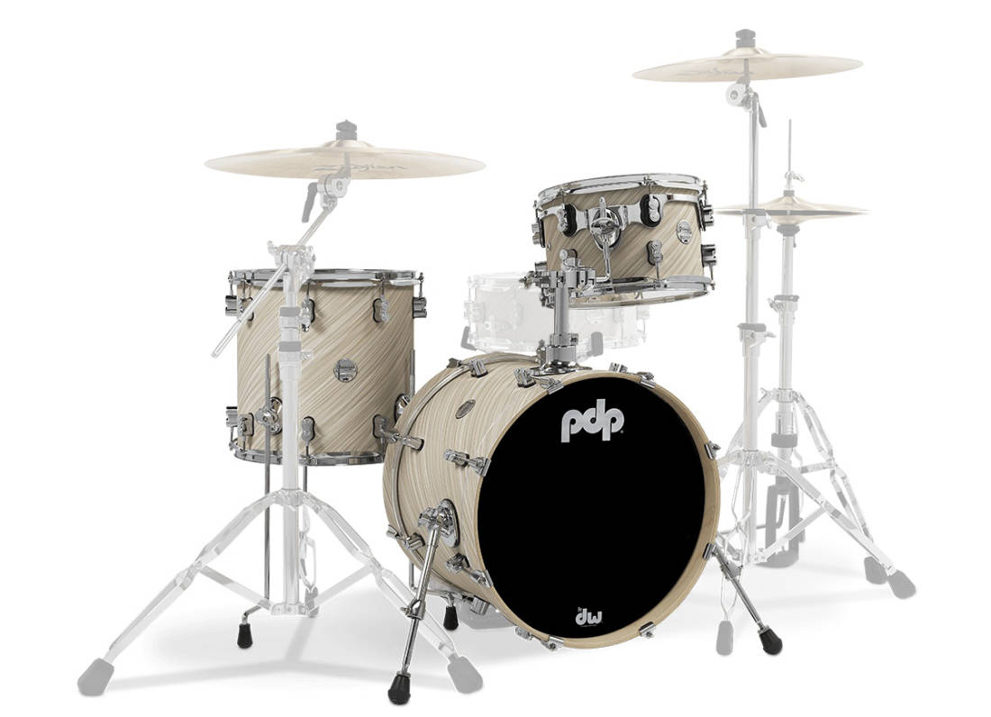 Concept Maple 3-Piece Shell Pack (24,13,16) - Twisted Ivory
