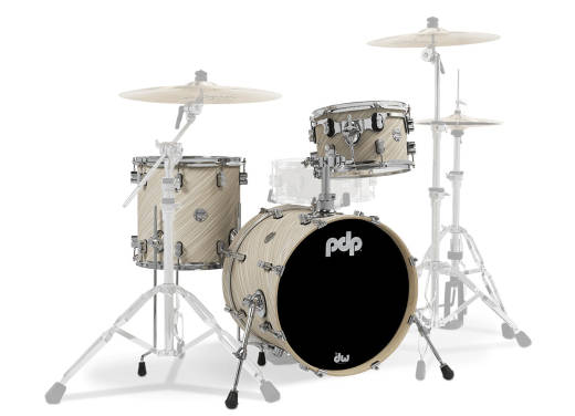 Pacific Drums - Concept Maple 3-Piece Shell Pack (24,13,16) - Twisted Ivory
